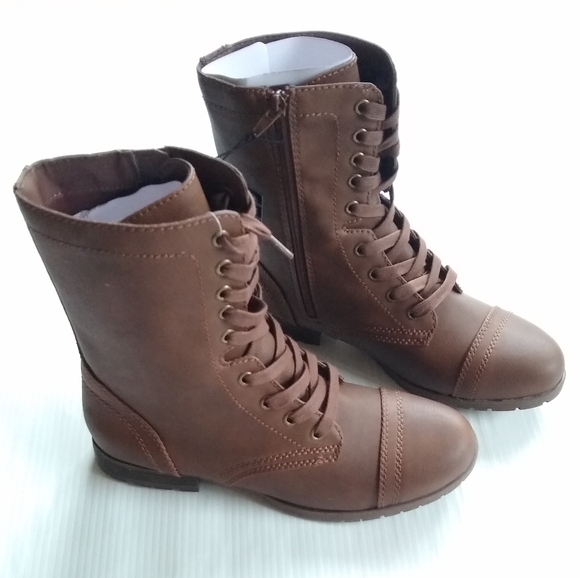 time and tru combat boots